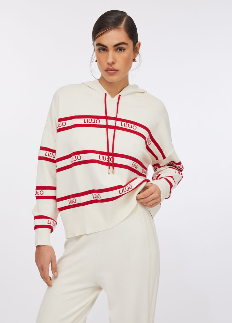 Трикотажная толстовка белый Liu Jo - medium