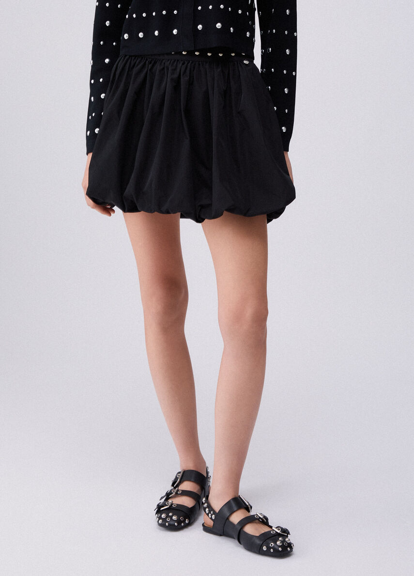 Mini-jupe Liu Jo Taille 44 – Noir, Coton, Style Tennis, Neuf Sans étiquettes