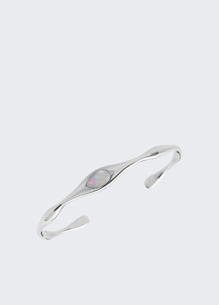 Bracelet jonc avec pierre argent Liu Jo - medium