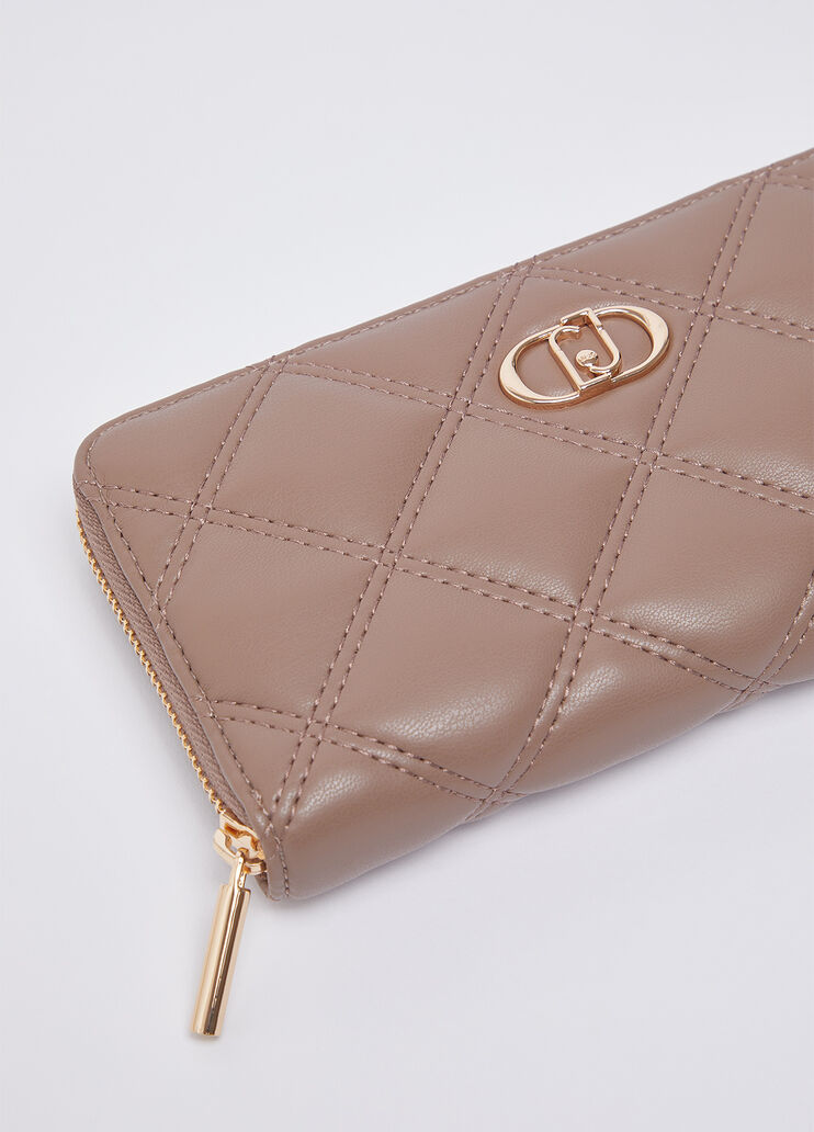 Large quilted purse mocha Liu Jo - medium