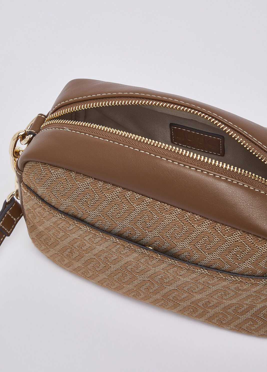 Medium Jacquard Crossbody Bag beige Liu Jo - large image number 6