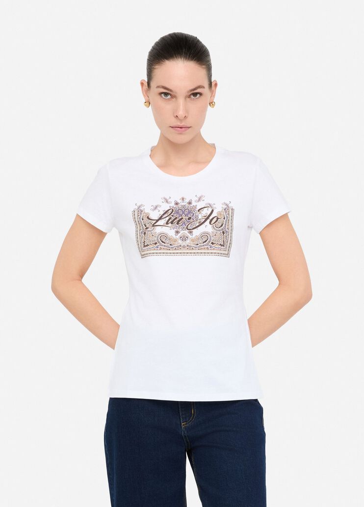 Liu Jo Better T-shirt white/print Liu Jo - medium Liu Jo Better T-shirt white/print Liu Jo - medium