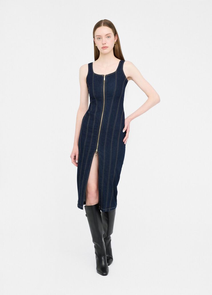 Abito midi in denim lavaggio classico Liu Jo - medium Abito midi in denim lavaggio classico Liu Jo - medium