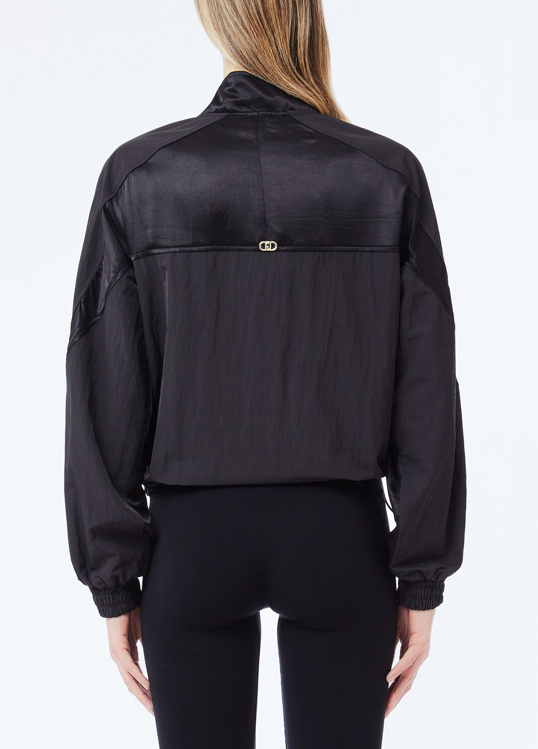 Satin bomber jacket black Liu Jo - large image number 1