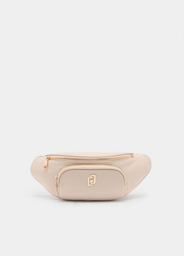 Pouch bag with clutch beige Liu Jo - medium