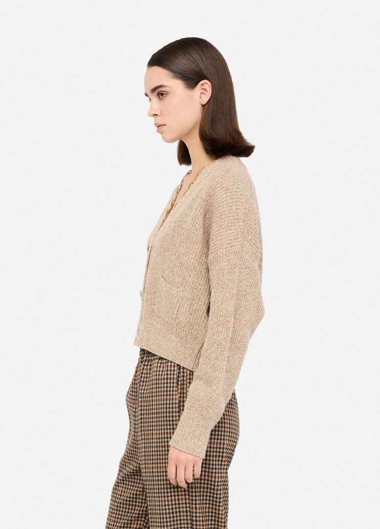 Cardigan mit Schmuckknöpfen Schokolade Liu Jo - large image number 3