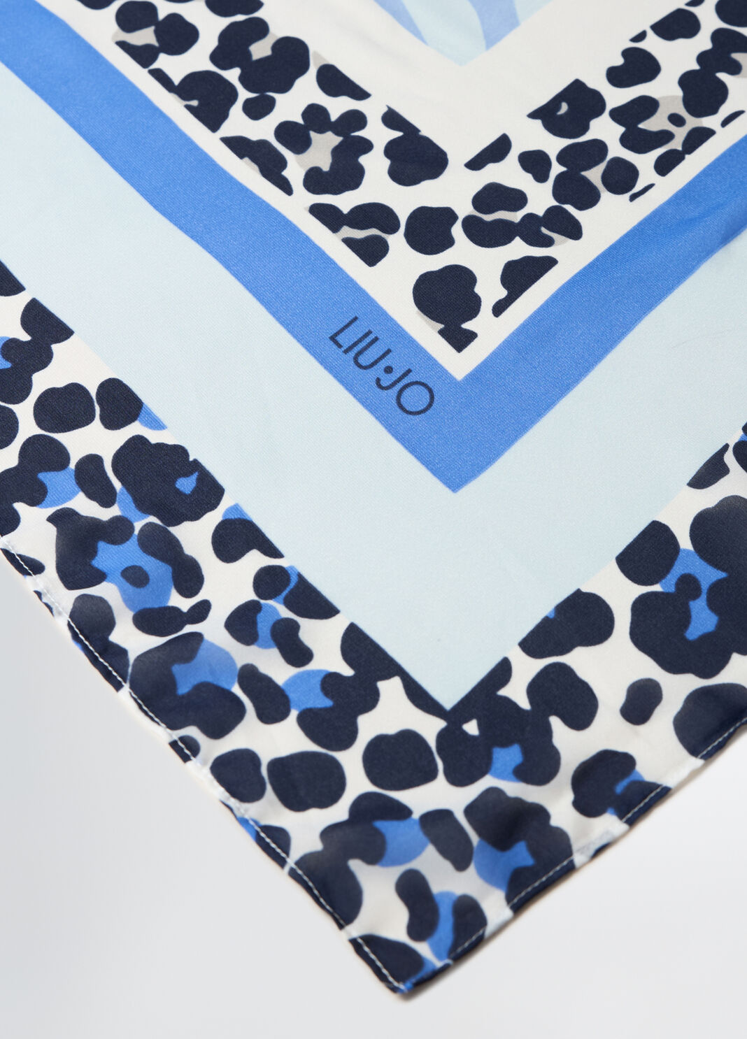 Animal-print foulard sky blue Liu Jo - large image number 0
