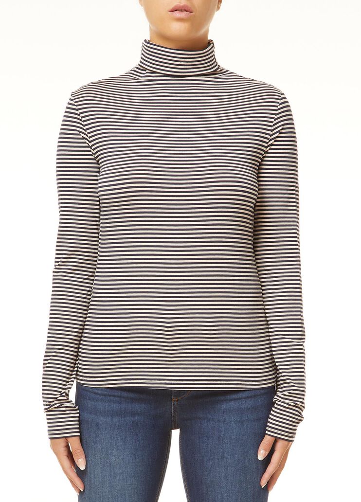Striped turtleneck jumper 0 Liu Jo - large image number 0 Striped turtleneck jumper 0 Liu Jo - large image number 0