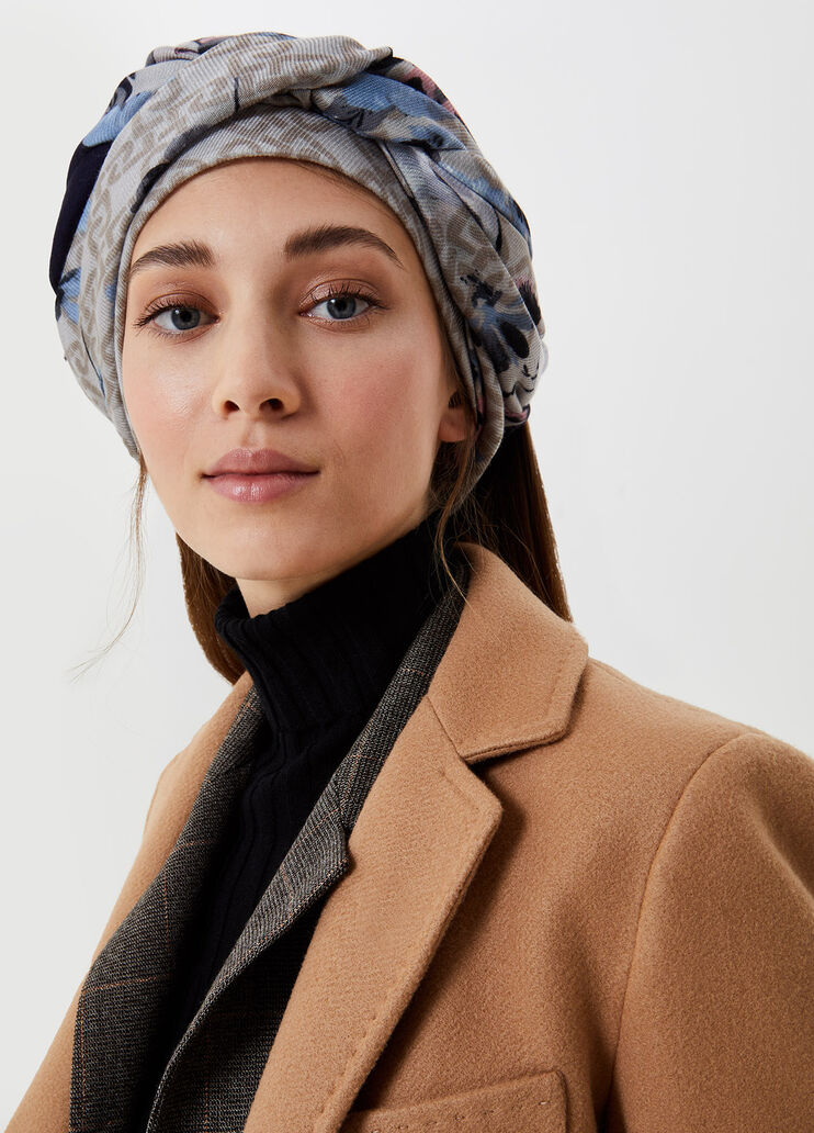 Foulard with flowers Dark Blue Liu Jo - large image number 1 Foulard with flowers Dark Blue Liu Jo - large image number 1