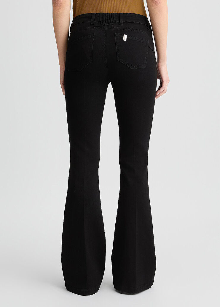 Black bell-bottom jeans black denim Liu Jo - large image number 1 Black bell-bottom jeans black denim Liu Jo - large image number 1