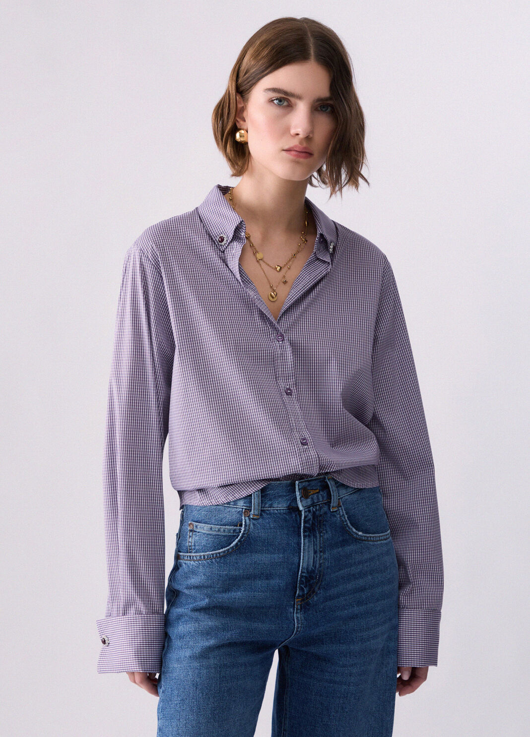 Striped Shirt purple Liu Jo - large image number 0