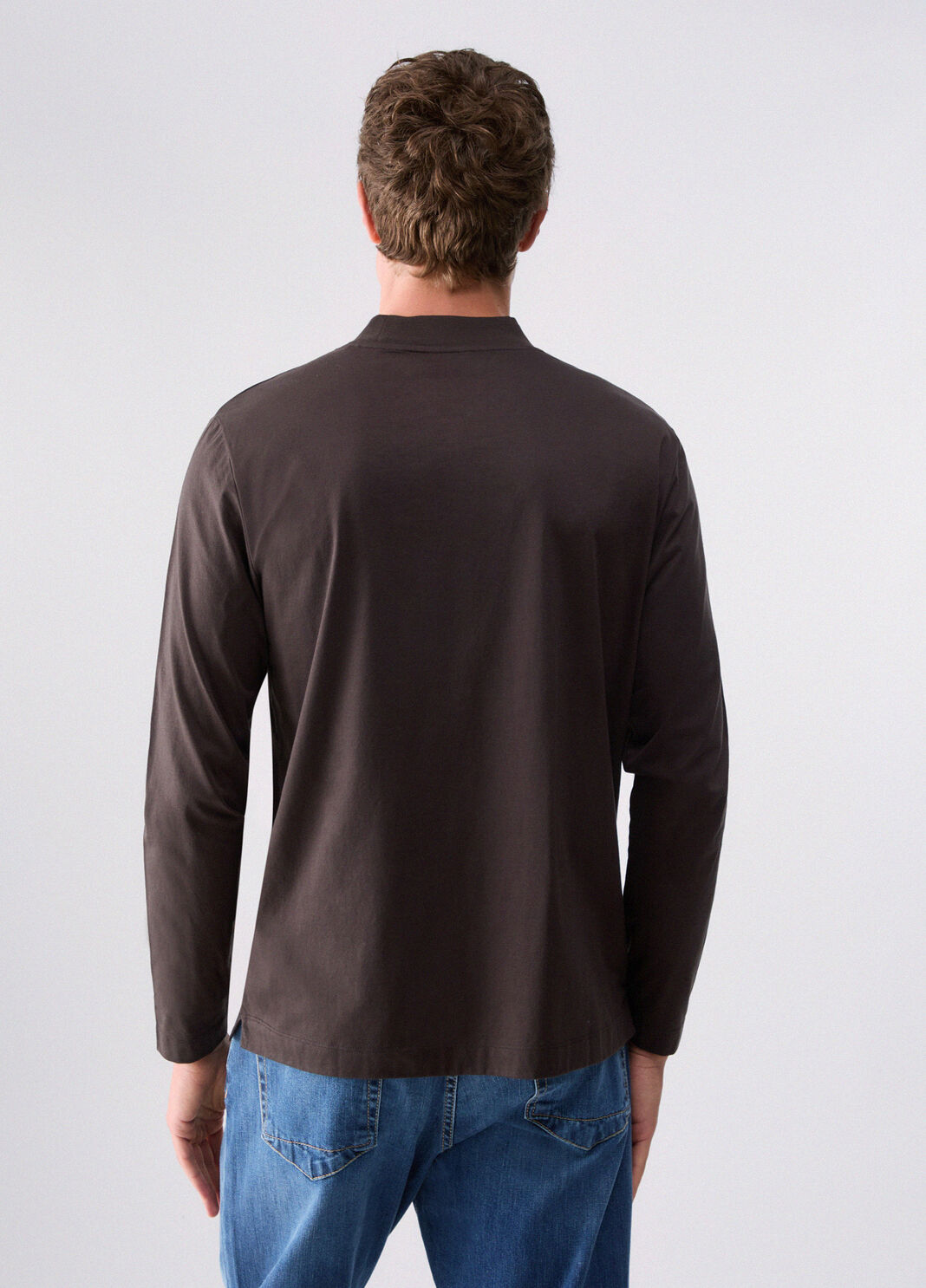 T-shirt a &Auml;rmel lang braun Liu Jo - large image number 1