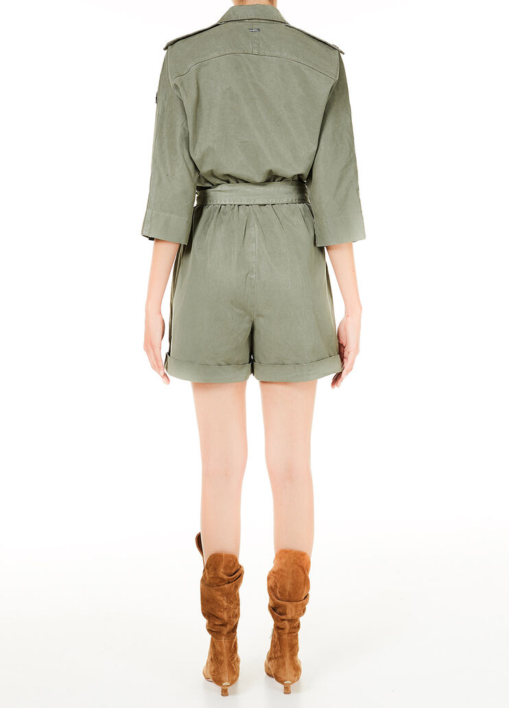 Short jumpsuit with embroidery Sage Liu Jo - large image number 1 Short jumpsuit with embroidery Sage Liu Jo - large image number 1