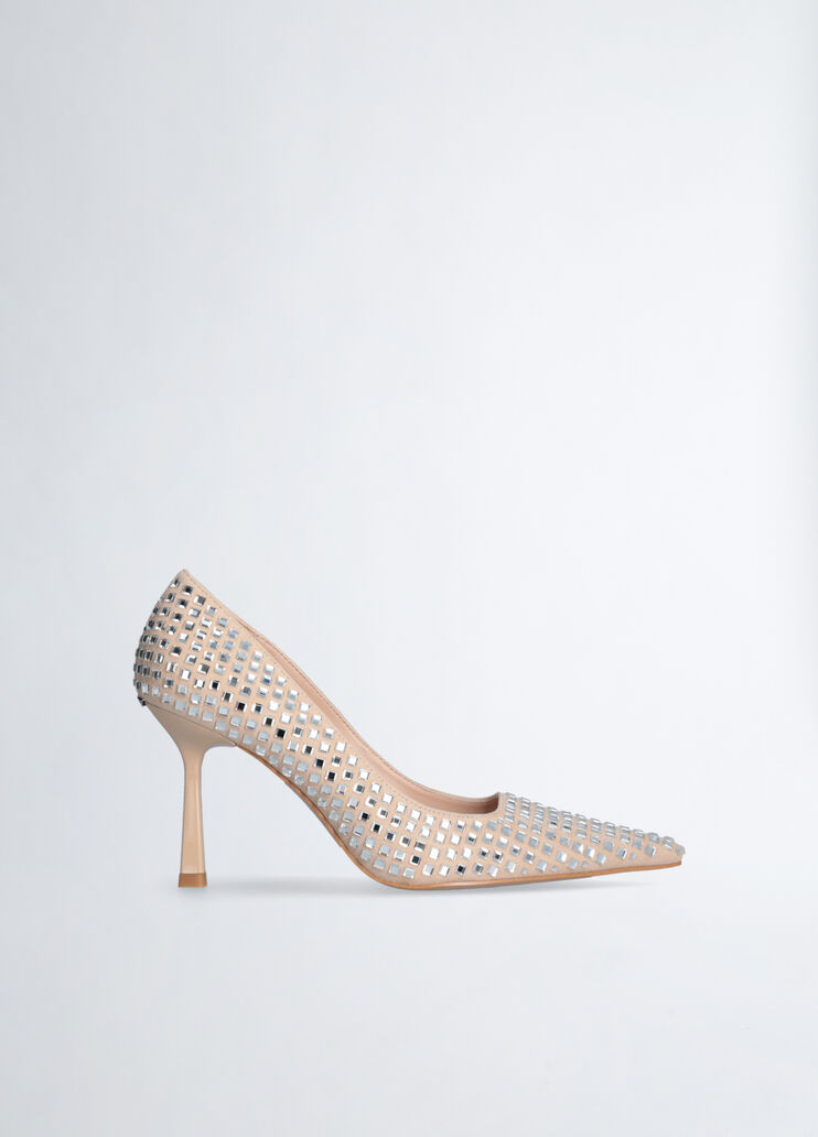 Nude court shoes with all-over rhinestones nude Liu Jo - medium Nude court shoes with all-over rhinestones nude Liu Jo - medium