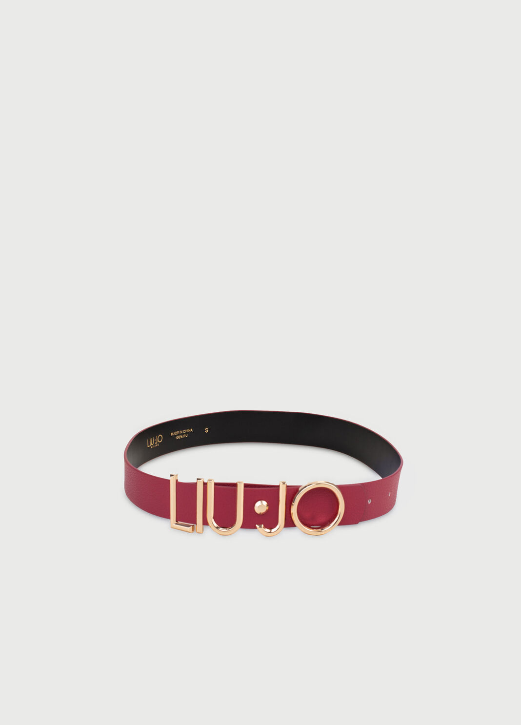 Belt with logo Cherry Red Liu Jo - large image number 0