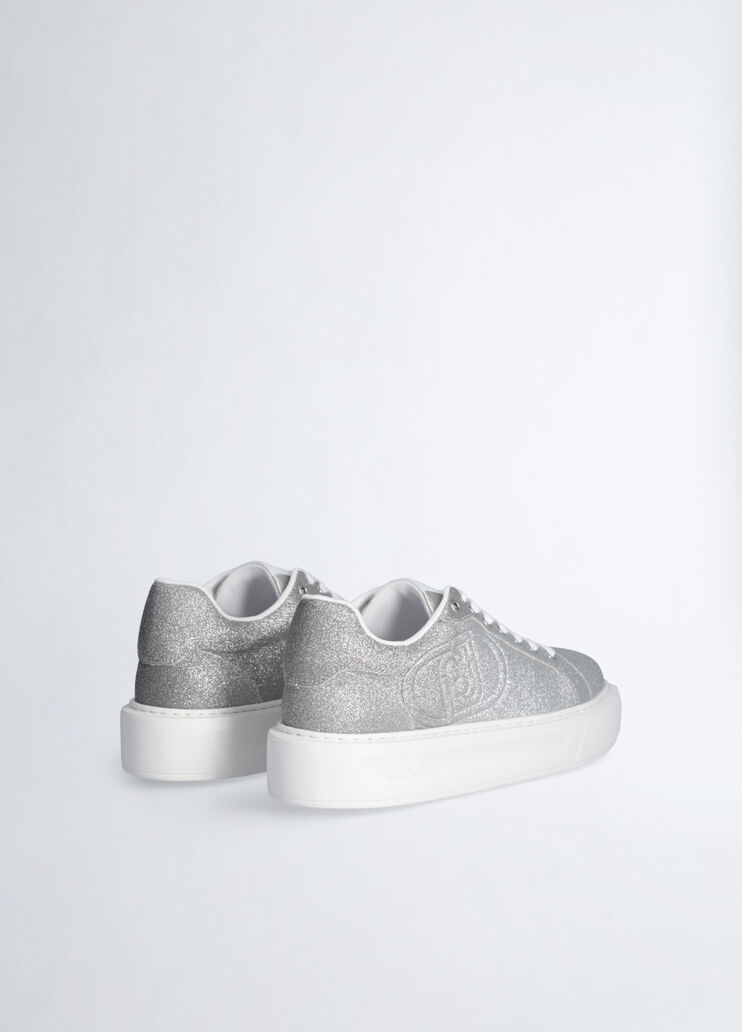 Zapatillas con brillos y degradado de color plata Liu Jo - medium