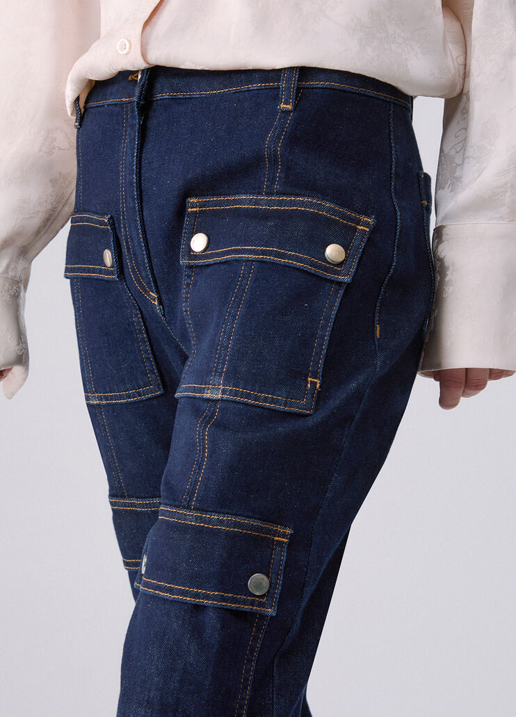 Jeans a zampa con tasche Lavaggio normale Liu Jo - medium