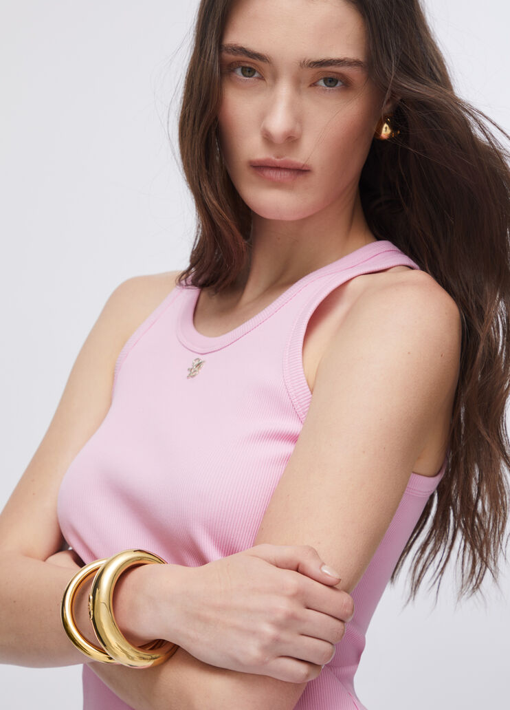 Top con mini logo pesca Liu Jo - large image number 4