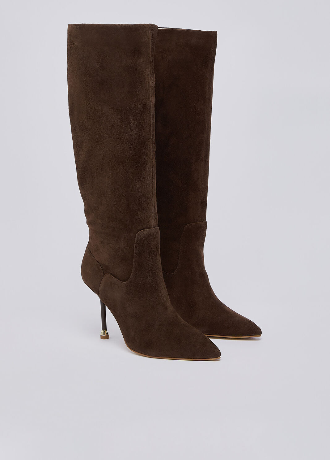 Hohe Stiefel aus Veloursleder Ebenholz Liu Jo - large image number 2
