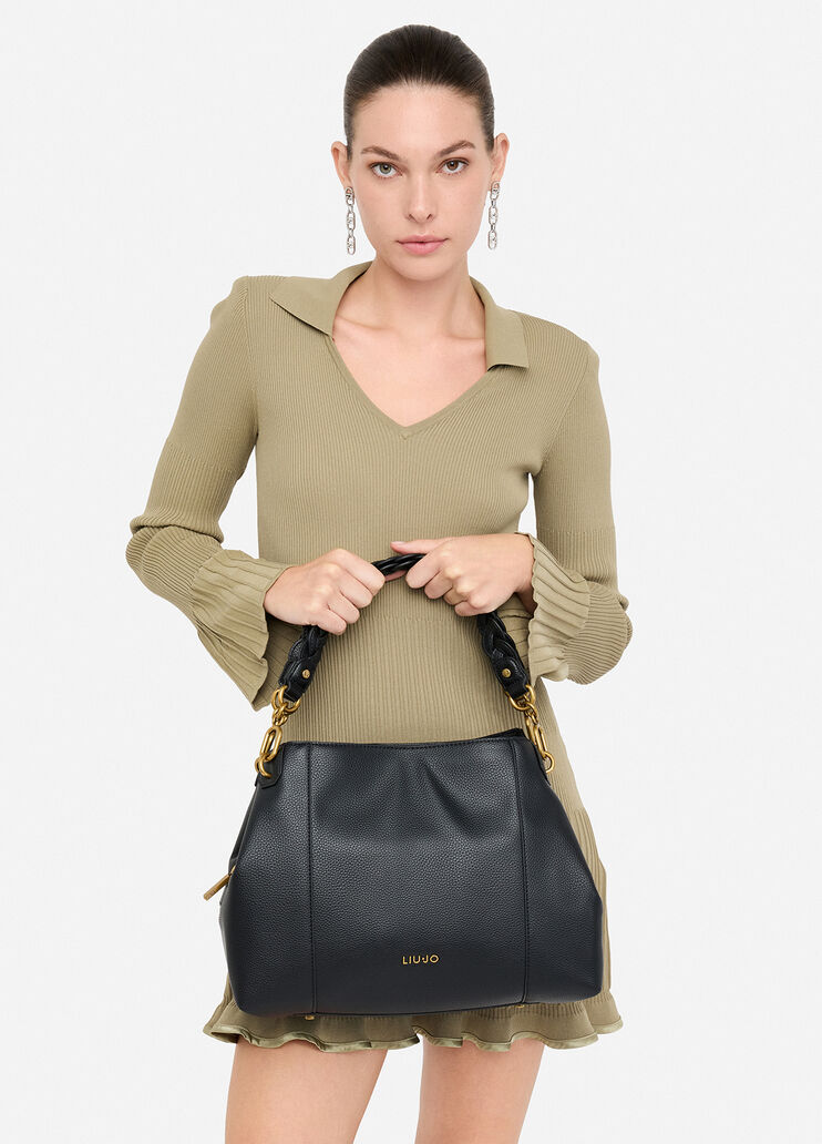 Medium shoulder bag black Liu Jo - large image number 0 Medium shoulder bag black Liu Jo - large image number 0
