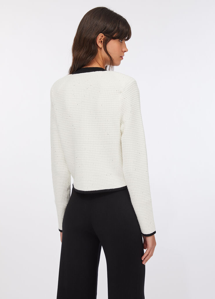 Jacke aus Lurex® milchfarben Liu Jo - large image number 1