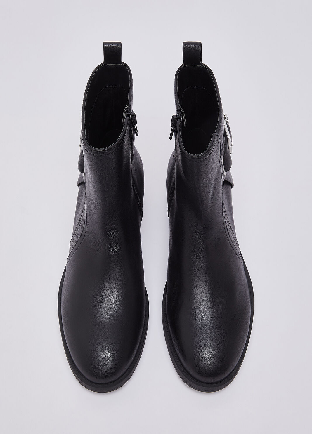 Ankle boots beatles in leather black Liu Jo - large image number 3