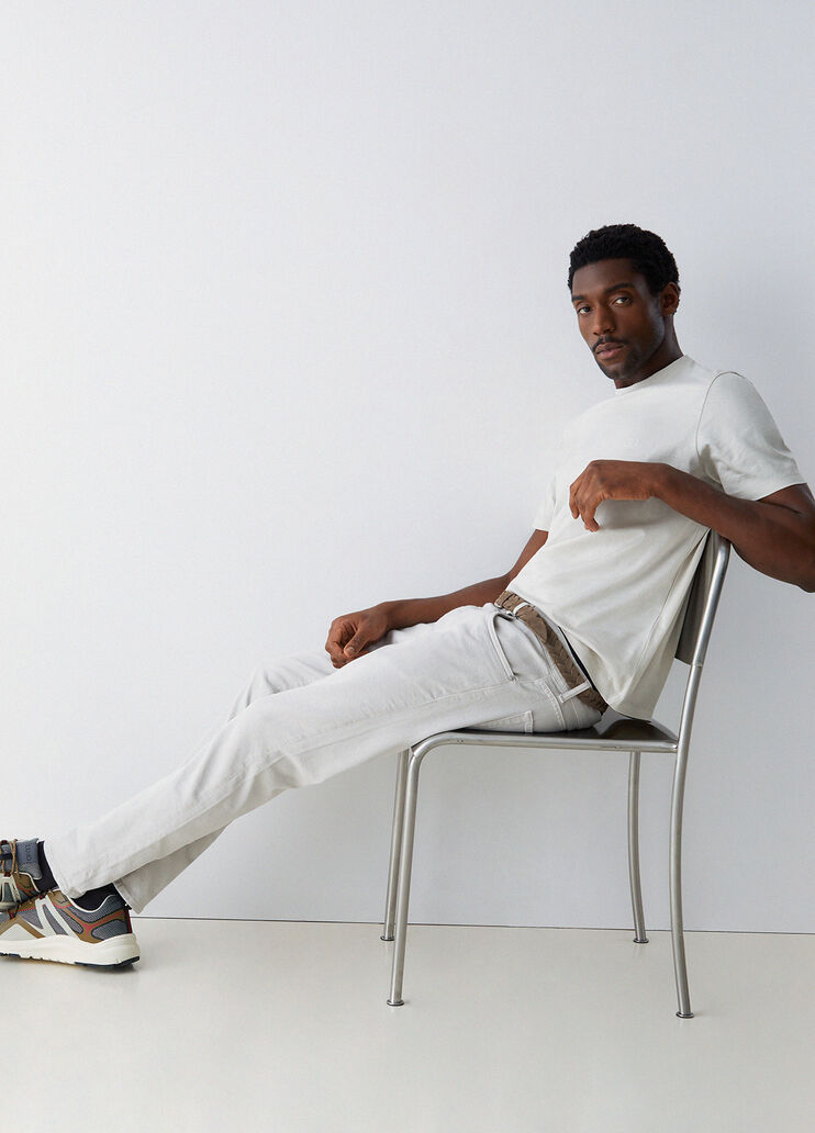 Pantalon slim gris clair Liu Jo - medium