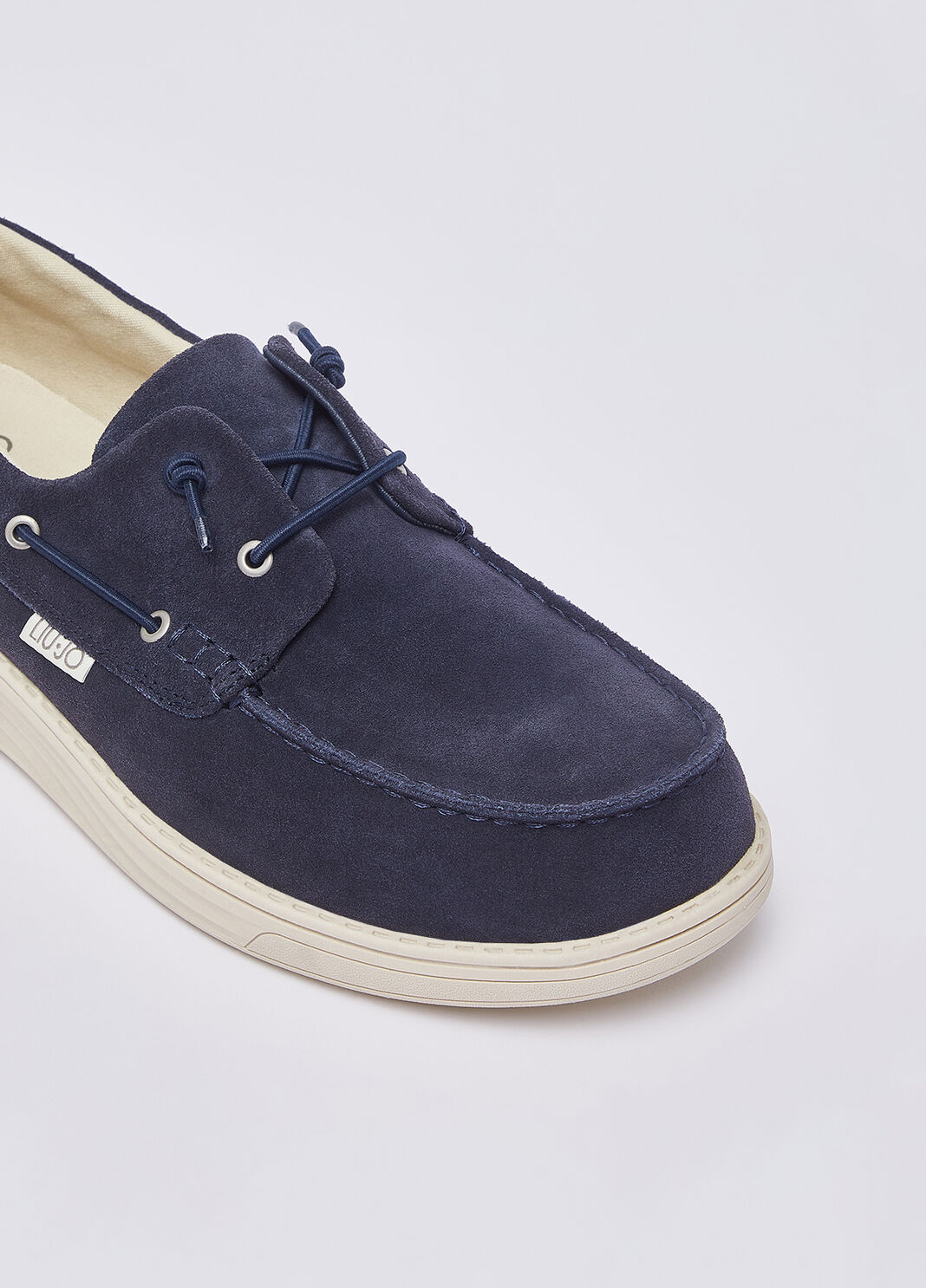 Mocassini casual in suede blu Liu Jo - large image number 6