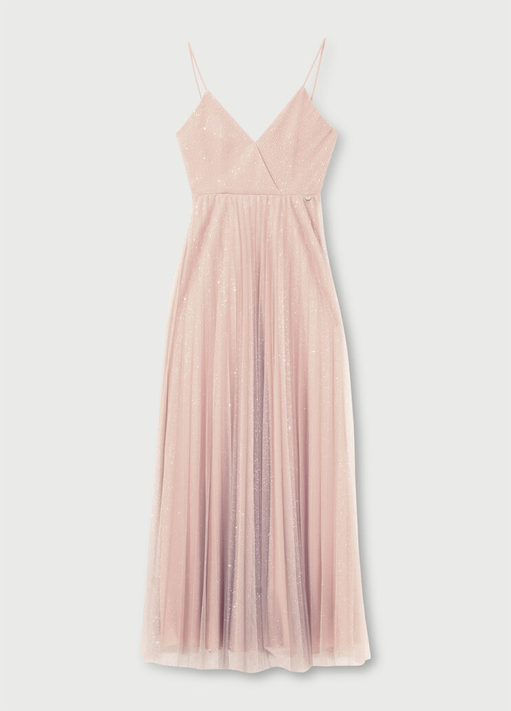 Long tulle dress Pink Liu Jo - large image number 4 Long tulle dress Pink Liu Jo - large image number 4