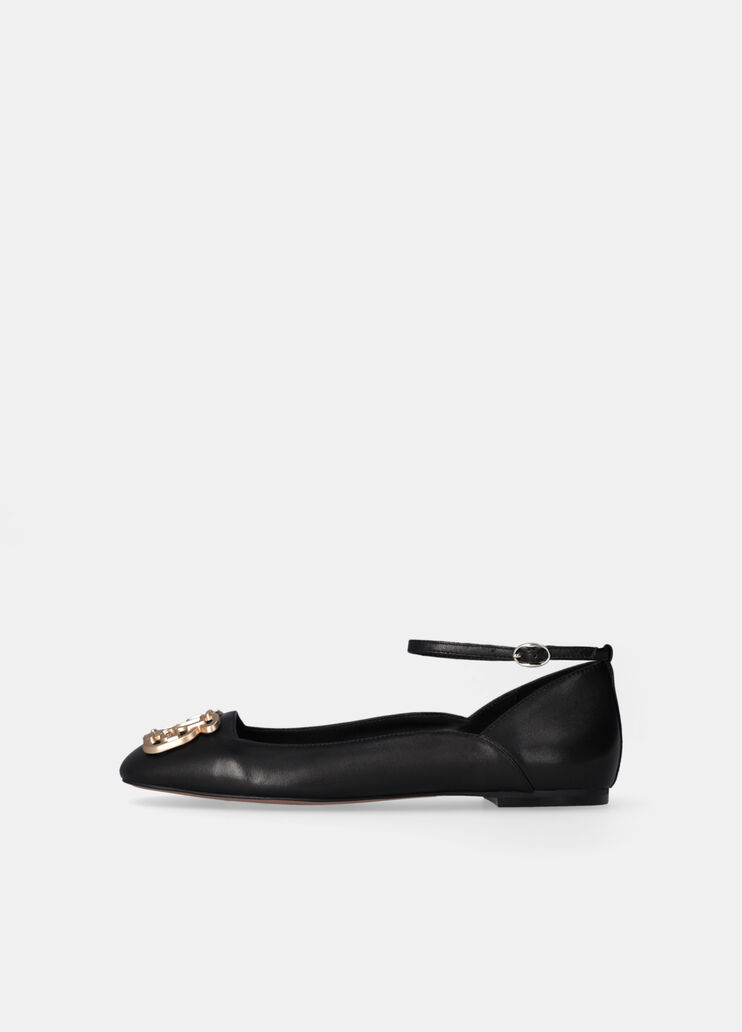 Nappa leather ballet flats black Liu Jo - large image number 4 Nappa leather ballet flats black Liu Jo - large image number 4