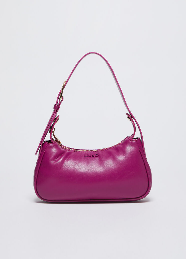 Small solid-colour hobo bag shocking pink Liu Jo - medium