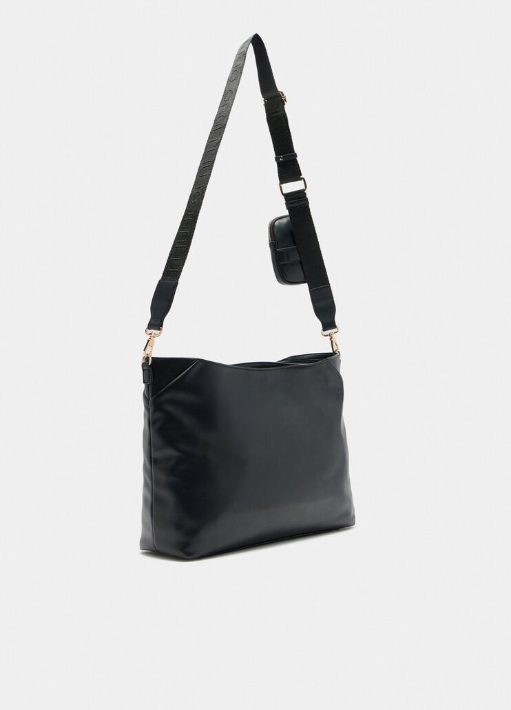 Fourre-tout format moyen avec charm noir Liu Jo - medium