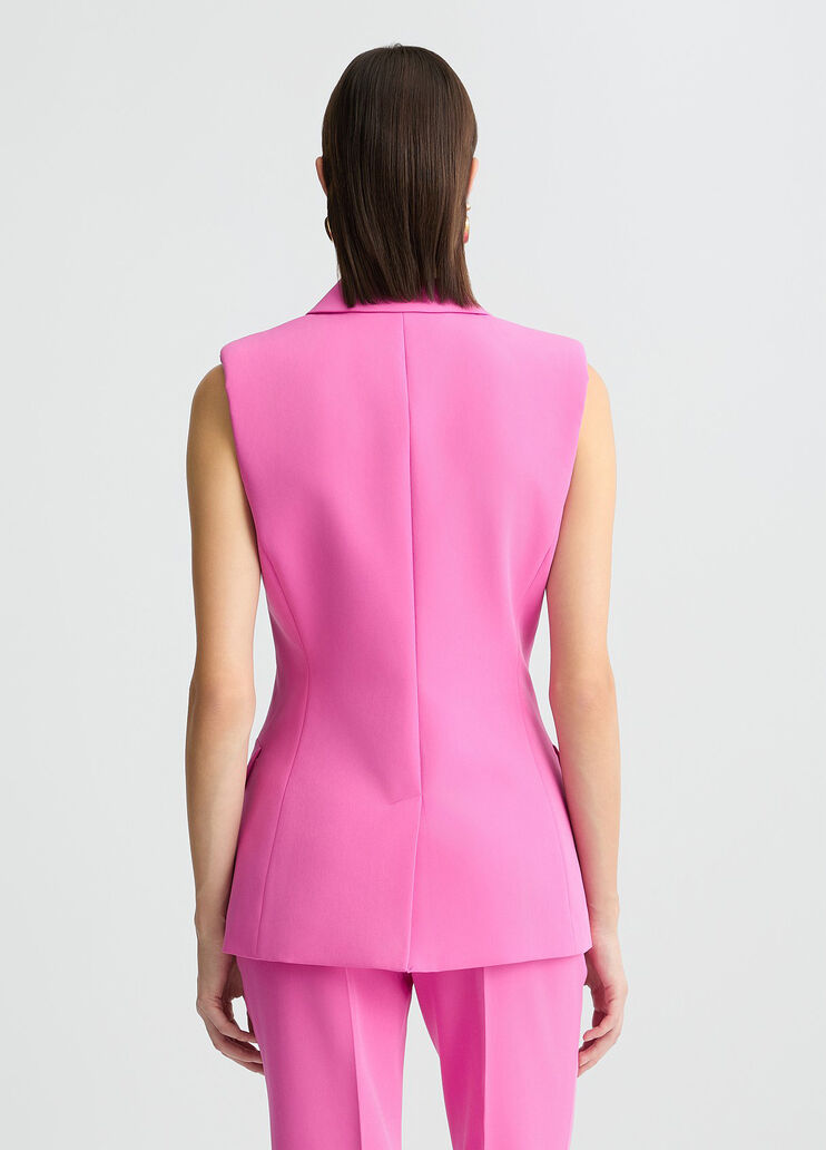 Double-breasted waistcoat pink Liu Jo - large image number 1 Double-breasted waistcoat pink Liu Jo - large image number 1
