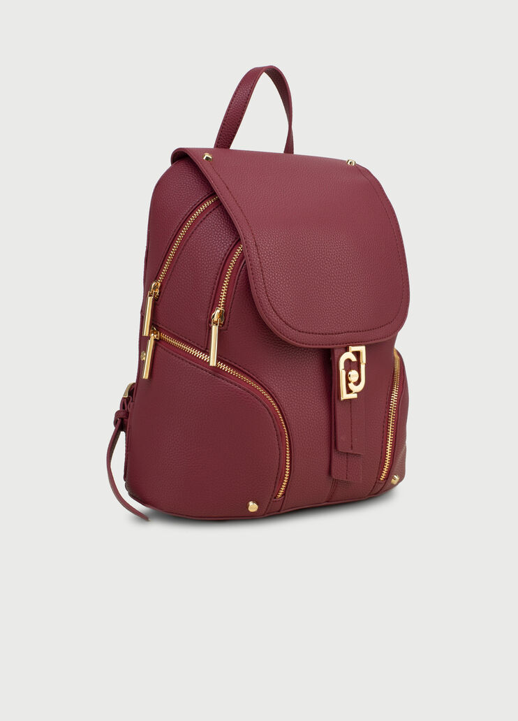 Backpack with logo Raspberry Liu Jo - large image number 2