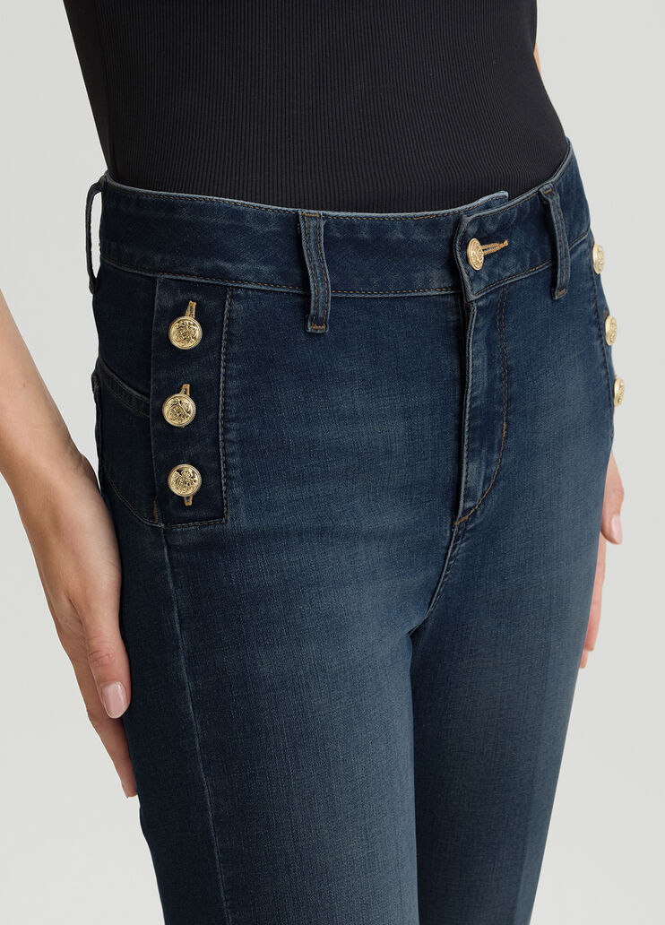 Bottom Up flared jeans blue denim Liu Jo - large image number 2 Bottom Up flared jeans blue denim Liu Jo - large image number 2