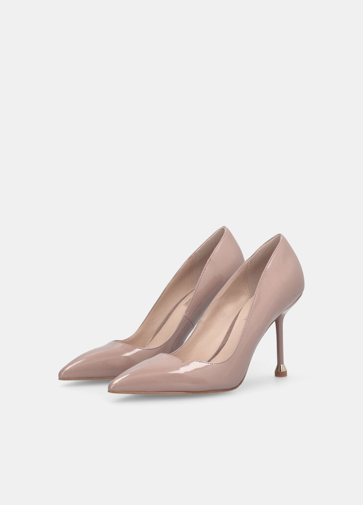 Patent leather court shoes nude Liu Jo - large image number 2