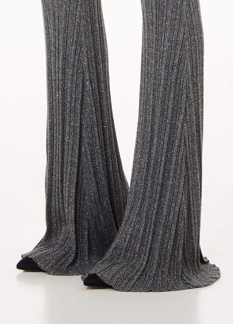 Pantalon en maille Lurex® gris Liu Jo - large image number 2