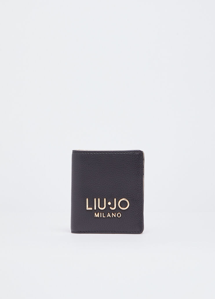 Porta tessere con zip nero Liu Jo - medium