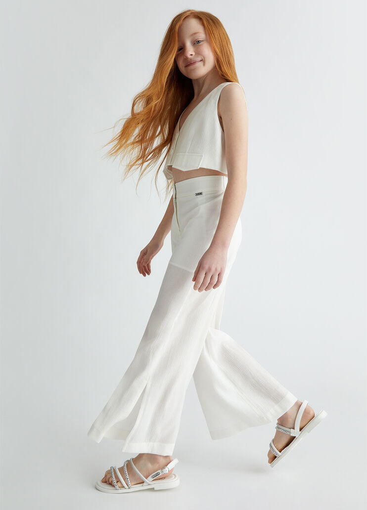 Flared trousers white Liu Jo - medium Flared trousers white Liu Jo - medium