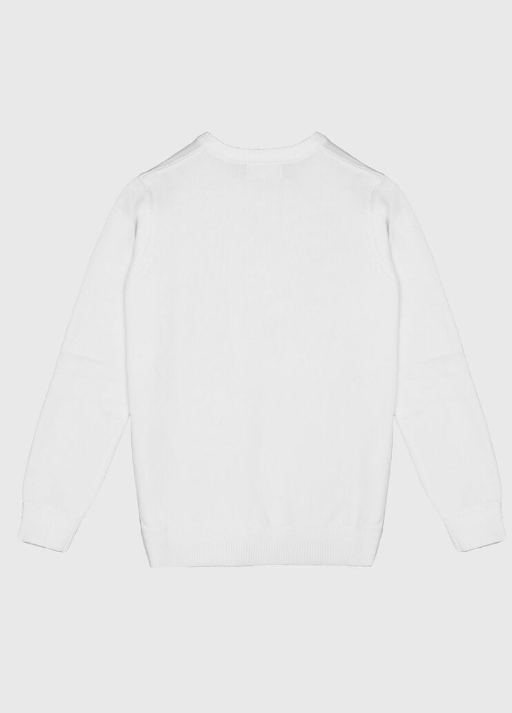 Round neck jumper White Liu Jo - large image number 1 Round neck jumper White Liu Jo - large image number 1