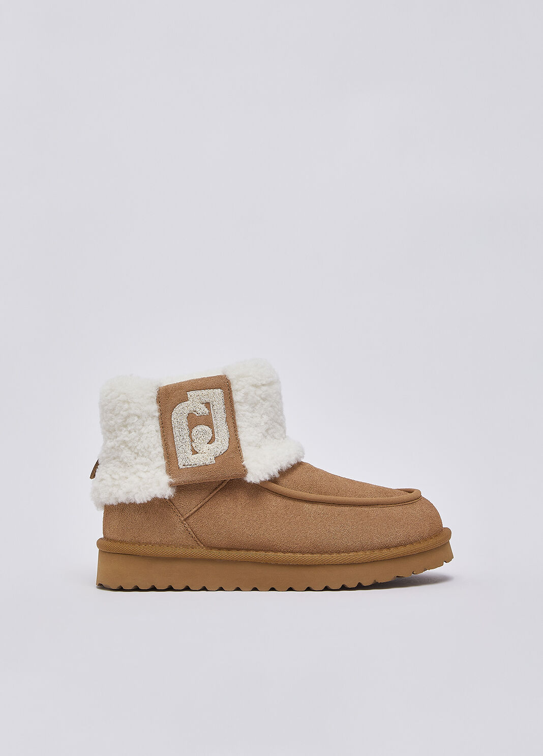 Bottines en daim avec fodera teddy cognac Liu Jo - large image number 0