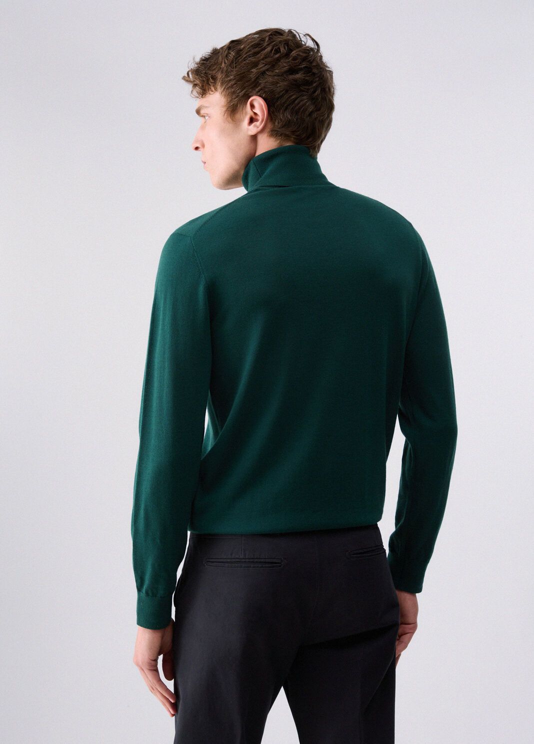 Merino Wool Turtleneck forest green Liu Jo - large image number 1