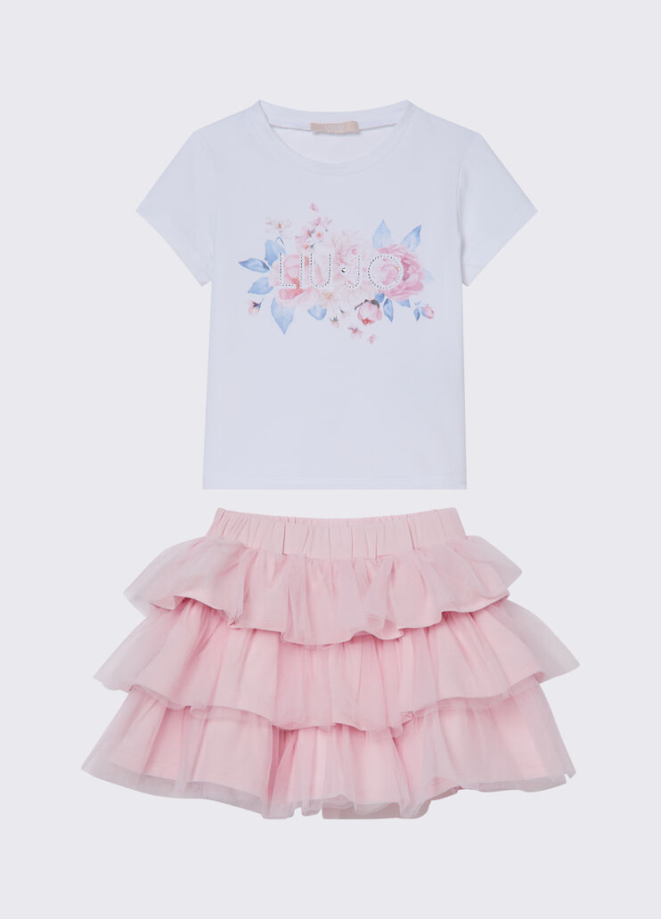 Set Oberteil und Rock rosa Liu Jo - medium