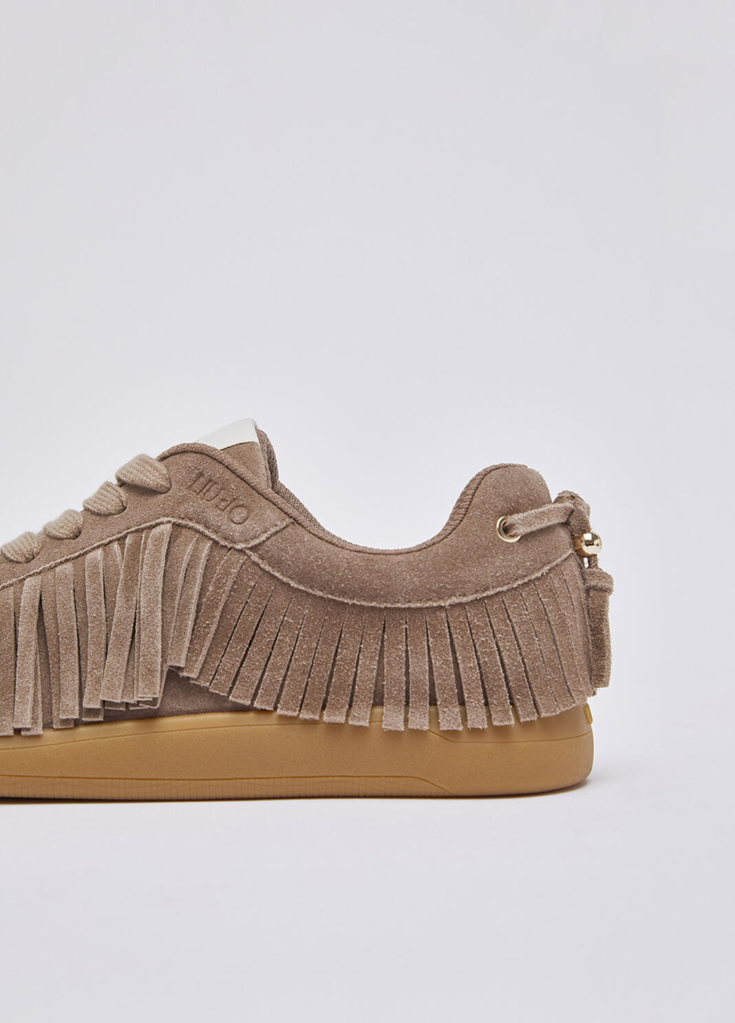 Suede Fringe Sneakers havana Liu Jo - large image number 5