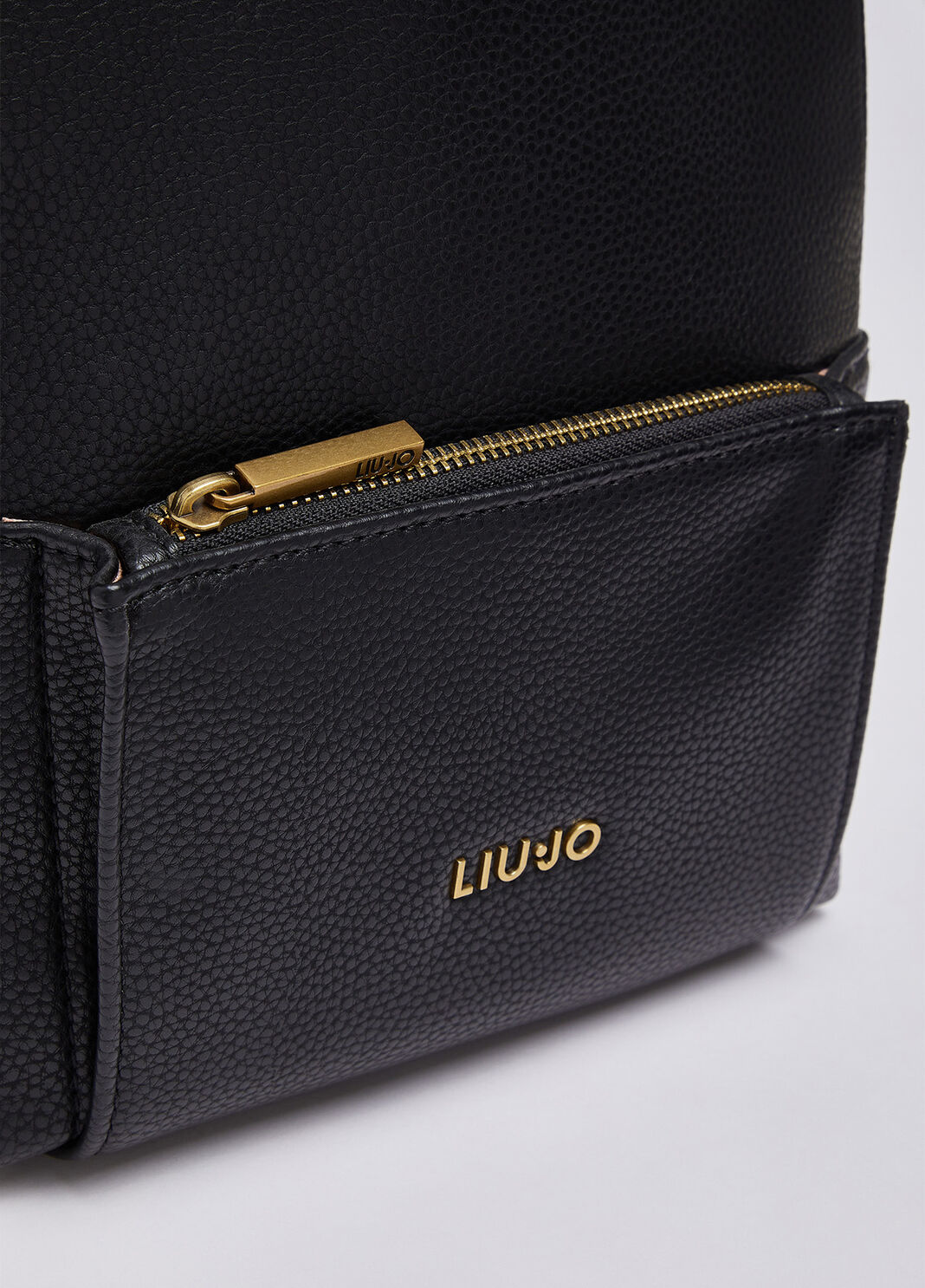 Backpack with logo black Liu Jo - large image number 3