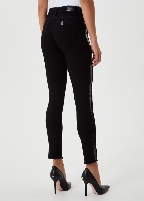 High-rise skinny jeans Black Liu Jo - large image number 1