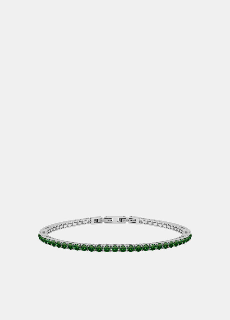 Tennis bracelet with diamantés green Liu Jo - medium Tennis bracelet with diamantés green Liu Jo - medium