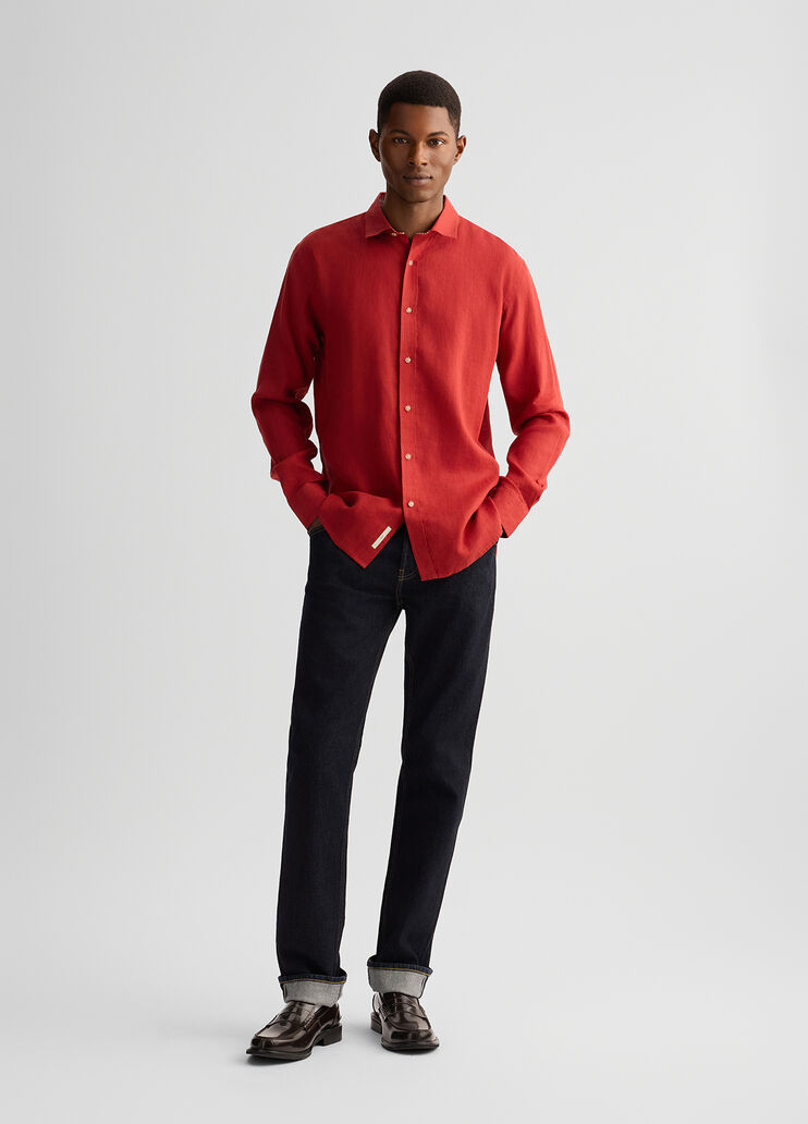 100% linen shirt papaya Liu Jo - medium 100% linen shirt papaya Liu Jo - medium