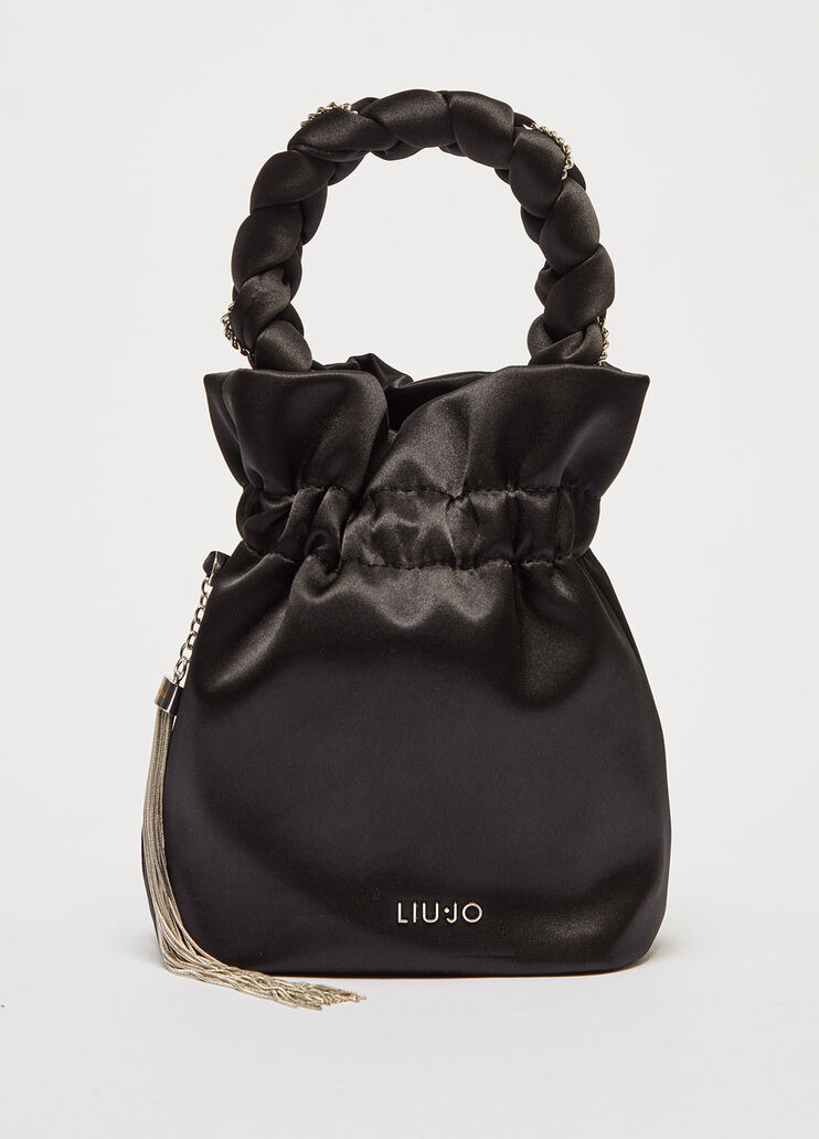 Secchiello in raso nero Liu Jo - large image number 0 Secchiello in raso nero Liu Jo - large image number 0