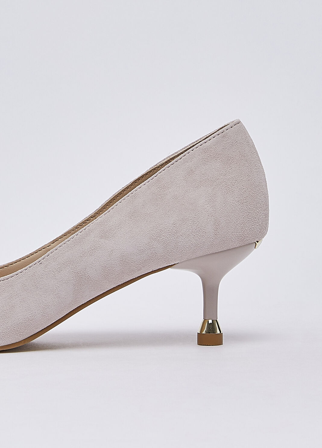 Pumps in suede with heel low pink Liu Jo - large image number 4